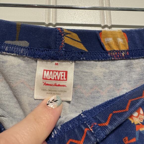 Hanna Andersson Marvel Avengers Pajama Set Womens Medium - Picture 8 of 9